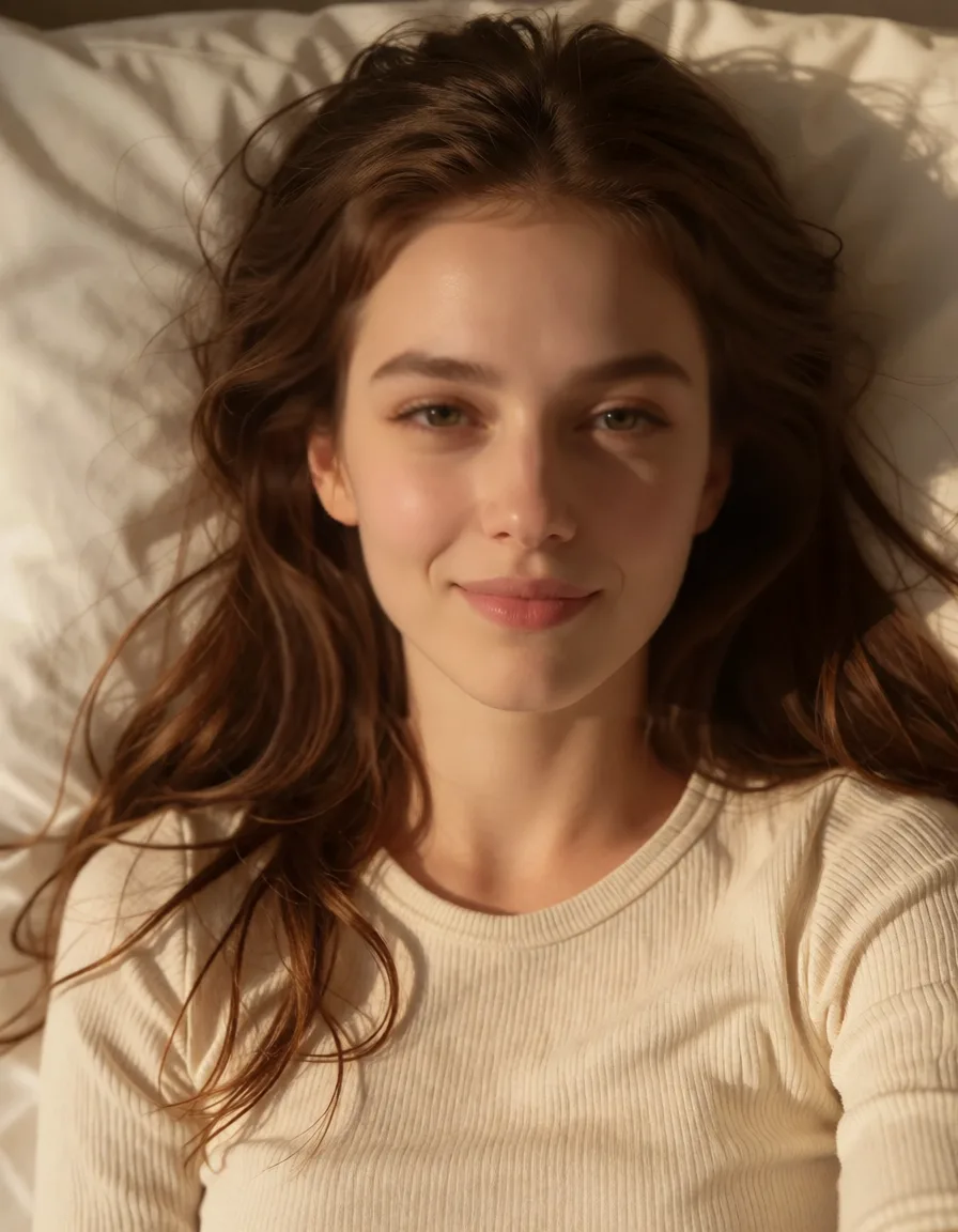 morning close-up in bed, realistic-v2